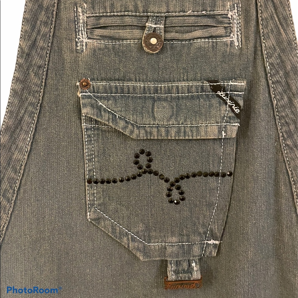 🎉HOST PICK🎉 RARE Luxirie by LRG Jeweled Overalls - Picture 14 of 16
